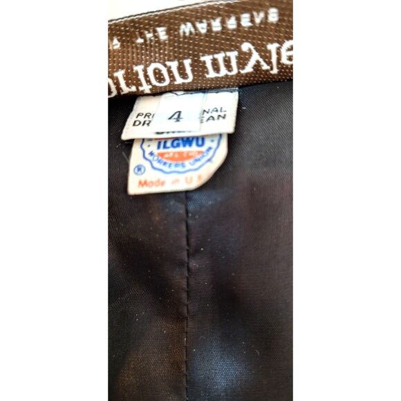 Morton Miles Design 80's Vintage Floral Rose Print Party Cocktail Prom Dress - Picture 15 of 16